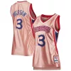 Delizioso Robusto Allen Iverson Philadelphia 76ers Women's 75th Anniversary Rose Gold 1996 Swingman Jersey Pink per i Fan Veri