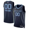 Delizioso Sofisticato Memphis Grizzlies Nike Unisex Swingman Custom Jersey Navy Icon Edition per i Fan Veri