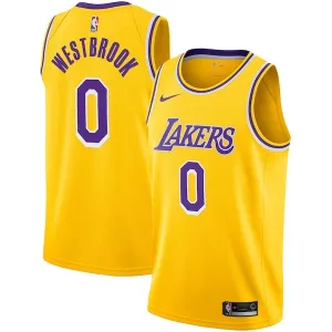Delizioso Versatile Russell Westbrook Los Angeles Lakers Nike 2020/21 Swingman Player Jersey Gold Icon Edition per i Fan Veri