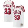 Duraturo Attraente Scottie Pippen Chicago Bulls Hardwood Classics Swingman Jersey White/Black per i Fan Veri