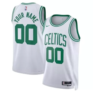 Duraturo Boston Celtics Nike Unisex Swingman Custom Jersey White Association Edition per i Fan Veri