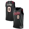 Duraturo Damian Lillard Portland Trail Blazers Nike Unisex 2023/24 Swingman Jersey Black City Edition per i Fan Veri