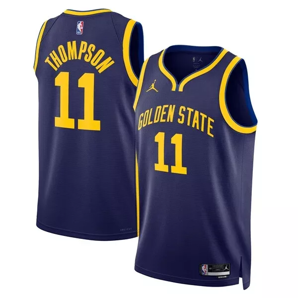Duraturo Klay Thompson Golden State Warriors Jordan Brand Unisex Swingman Jersey Statement Edition Navy per i Fan Veri