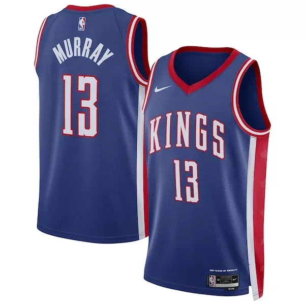 Duraturo Lussuoso Keegan Murray Sacramento Kings Nike Unisex 2024/25 Swingman Player Jersey City Edition Blue per i Fan Veri