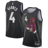 Duraturo Prestigioso Scottie Barnes Toronto Raptors Nike Unisex 2024/25 Swingman Player Jersey City Edition Black per i Fan Veri