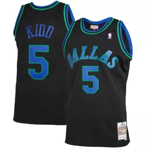 Duraturo Robusto Sofisticato Jason Kidd Dallas Mavericks 1994/95 Hardwood Classics Reload 2.0 Swingman Jersey Black per i Fan Veri