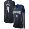 Duraturo Splendido Resistente Jalen Suggs Orlando Magic Nike Unisex Swingman Jersey Icon Edition Black/White per i Fan Veri