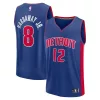 Accattivante Trendy Meraviglioso Tim Hardaway Jr. Detroit Pistons Fast Break Replica Player Jersey Icon Edition Blue per i Fan Veri