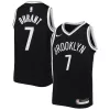 Duraturo Trendy Kevin Durant Brooklyn Nets Nike Youth Swingman Jersey Icon Edition Black per i Fan Veri