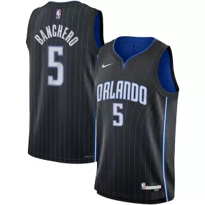 Duraturo Trendy Paolo Banchero Orlando Magic Nike Youth Swingman Jersey Icon Edition Black per i Fan Veri