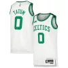 Eccezionale Jayson Tatum Boston Celtics Nike Swingman Player Jersey Classic Edition White per i Fan Veri