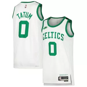 Eccezionale Jayson Tatum Boston Celtics Nike Swingman Player Jersey Classic Edition White per i Fan Veri