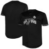 Eccezionale San Antonio Spurs Profile Big & Tall Pop Jersey Black per i Fan Veri