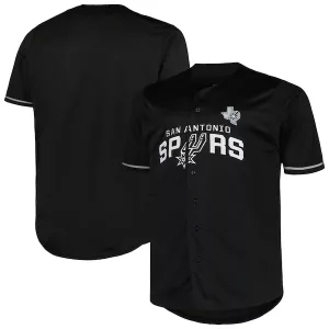 Eccezionale San Antonio Spurs Profile Big & Tall Pop Jersey Black per i Fan Veri