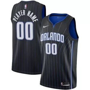 Elegante Accattivante Resistente Orlando Magic Nike 2020/21 Swingman Custom Jersey Icon Edition Black/White per i Fan Veri