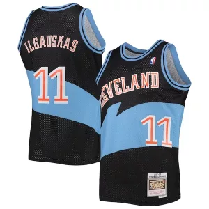 Elegante Attraente Pratico Zydrunas Ilgauskas Cleveland Cavaliers Hardwood Classics Swingman Jersey Black per i Fan Veri