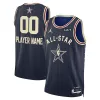 Sofisticato Fantastico Jordan Brand Unisex 2024 NBA All Star Game Swingman Custom Jersey Navy per i Fan Veri