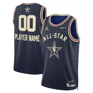 Sofisticato Fantastico Jordan Brand Unisex 2024 NBA All Star Game Swingman Custom Jersey Navy per i Fan Veri