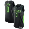 Elegante Jayson Tatum Boston Celtics Nike 2024/25 Authentic Player Jersey City Edition Black per i Fan Veri