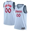 Elegante Magnifico Robusto Washington Wizards Nike Unisex 2024/25 Custom Swingman Jersey City Edition Powder Blue per i Fan Veri