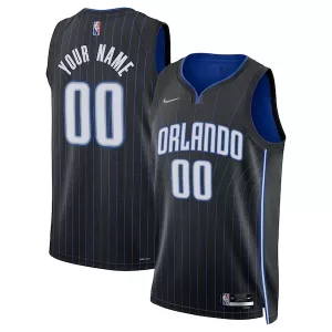 Elegante Meraviglioso Orlando Magic Nike 2021/22 Diamond Swingman Custom Jersey Icon Edition Black per i Fan Veri
