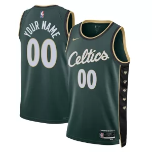 Elegante Splendido Boston Celtics Nike Unisex 2022/23 Swingman Custom Jersey City Edition Kelly Green per i Fan Veri