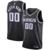 Elegante Trendy Incantevole Sacramento Kings Nike Swingman Custom Jersey Black Statement Edition per i Fan Veri