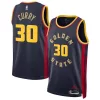 Fantastico Duraturo Raffinato Stephen Curry Golden State Warriors Nike Unisex 2024/25 Swingman Player Jersey City Edition Navy per i Fan Veri
