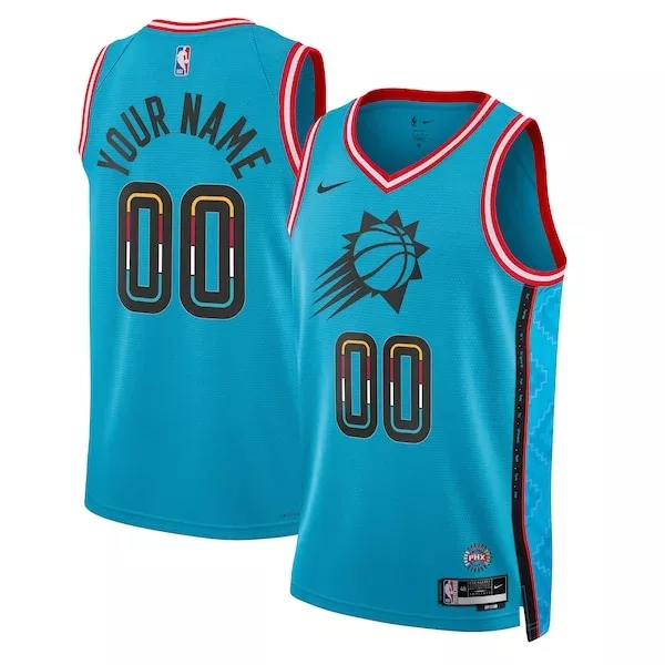 Fantastico Fascinante Prestigioso Phoenix Suns Nike Unisex 2022/23 Swingman Custom Jersey City Edition Turquoise per i Fan Veri