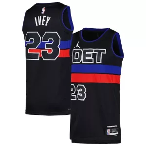 Fantastico Jaden Ivey Detroit Pistons Jordan Brand Unisex Swingman Jersey Statement Edition Black per i Fan Veri