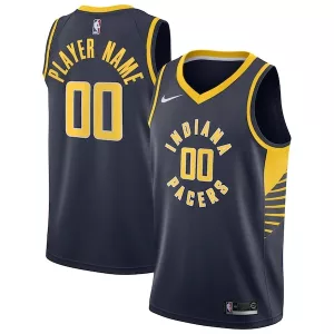 Fantastico Meraviglioso Stupendo Indiana Pacers Nike 2020/21 Swingman Custom Jersey Icon Edition Navy per i Fan Veri