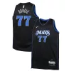 Fantastico Moderno Luka Dončić Dallas Mavericks Nike Youth Swingman Replica Jersey City Edition Black per i Fan Veri