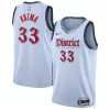 Fantastico Raffinato Kyle Kuzma Washington Wizards Nike Unisex 2024/25 Swingman Player Jersey City Edition Powder Blue per i Fan Veri