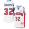 Fantastico Richard Hamilton Detroit Pistons Youth 2003/04 Hardwood Classics Swingman Jersey White per i Fan Veri