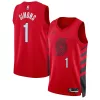 Accattivante Magnifico Moderno Anfernee Simons Portland Trail Blazers Jordan Brand Unisex Swingman Jersey Statement Edition Red per i Fan Veri