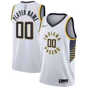 Fascinante Indiana Pacers Nike 2020/21 Swingman Custom Jersey Association Edition White per i Fan Veri