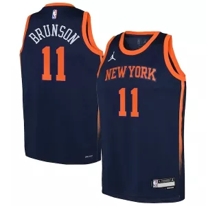 Fascinante Jalen Brunson New York Knicks Jordan Brand Youth Swingman Jersey Statement Edition Navy per i Fan Veri