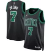Fascinante Jaylen Brown Boston Celtics Jordan Brand Unisex Swingman Jersey Statement Edition Black per i Fan Veri
