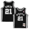 Fascinante Meraviglioso Tim Duncan San Antonio Spurs Preschool 1998/99 Hardwood Classics Throwback Team Jersey Black per i Fan Veri