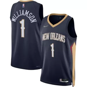 Fascinante Moderno Zion Williamson New Orleans Pelicans Nike 2021/22 Diamond Swingman Jersey Icon Edition Navy per i Fan Veri