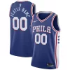 Fascinante Stupendo Philadelphia 76ers Nike Swingman Custom Jersey Blue Icon Edition per i Fan Veri