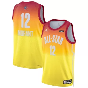 Gorgeous Bellissimo Ja Morant Jordan Brand 2023 NBA All Star Game Swingman Jersey Orange per i Fan Veri