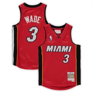 Gorgeous Delizioso Raffinato Dwyane Wade Miami Heat Preschool 2005 06 Hardwood Classics Player Jersey Red  per i Fan Veri