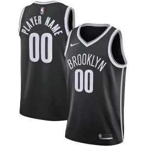 Gorgeous Duraturo Brooklyn Nets Nike Swingman Custom Jersey Black Icon Edition per i Fan Veri