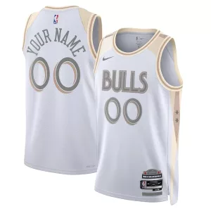Gorgeous Duraturo Chicago Bulls Nike Unisex 2024/25 Custom Swingman Jersey City Edition White per i Fan Veri