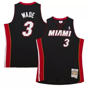 Delizioso Dwyane Wade Miami Heat Hardwood Classics Swingman Jersey Black  per i Fan Veri