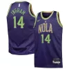 Gorgeous Raffinato Attraente Brandon Ingram New Orleans Pelicans Nike Youth 2024/25 Swingman Player Jersey City Edition Purple per i Fan Veri