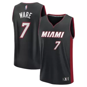 Incantevole Elegante Bellissimo Kel'el Ware Miami Heat Youth Fast Break Replica Player Jersey Icon Edition Black per i Fan Veri