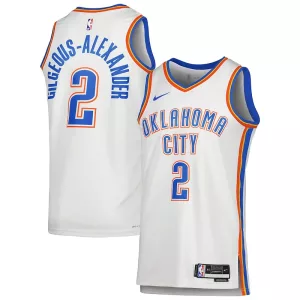 Ottimo Shai Gilgeous Alexander Oklahoma City Thunder Nike Unisex Swingman Jersey Association Edition White per i Fan Veri