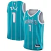 Incantevole Stupendo LaMelo Ball Charlotte Hornets Nike Youth Swingman Jersey Icon Edition Teal per i Fan Veri